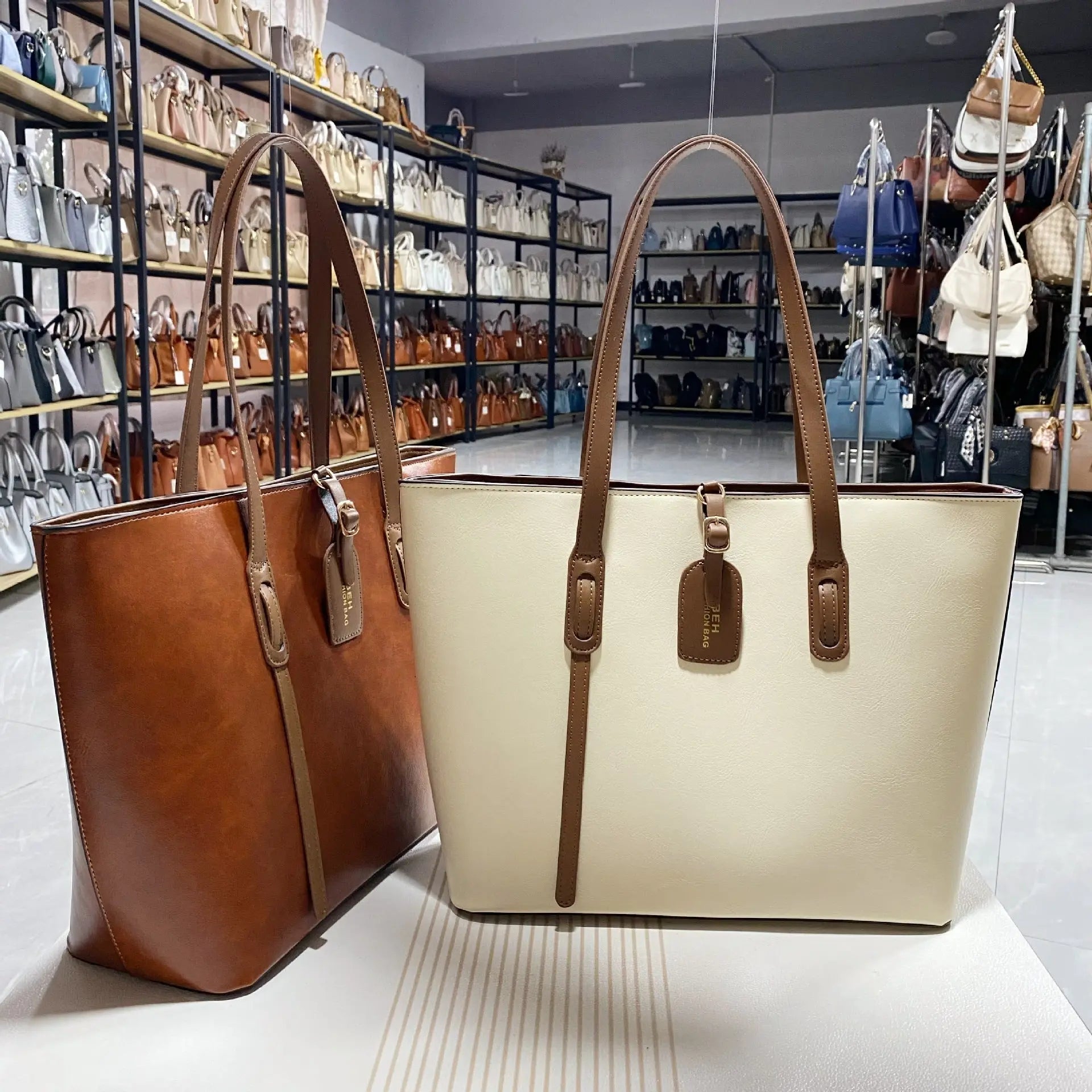 Leather Pattern Shoulder Messenger Bag Versatile High Quality Handbag JNi3 shop