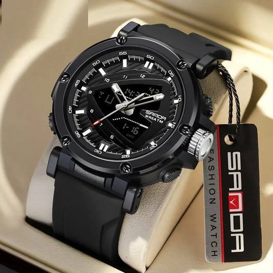 9052 Sports Waterproof Alarm Clock Electronic Watch Dropshipman