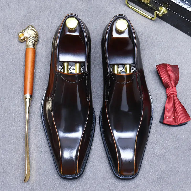 Business Formal Wear Shoes Cowhide Men's Office Shoes Dropshipman