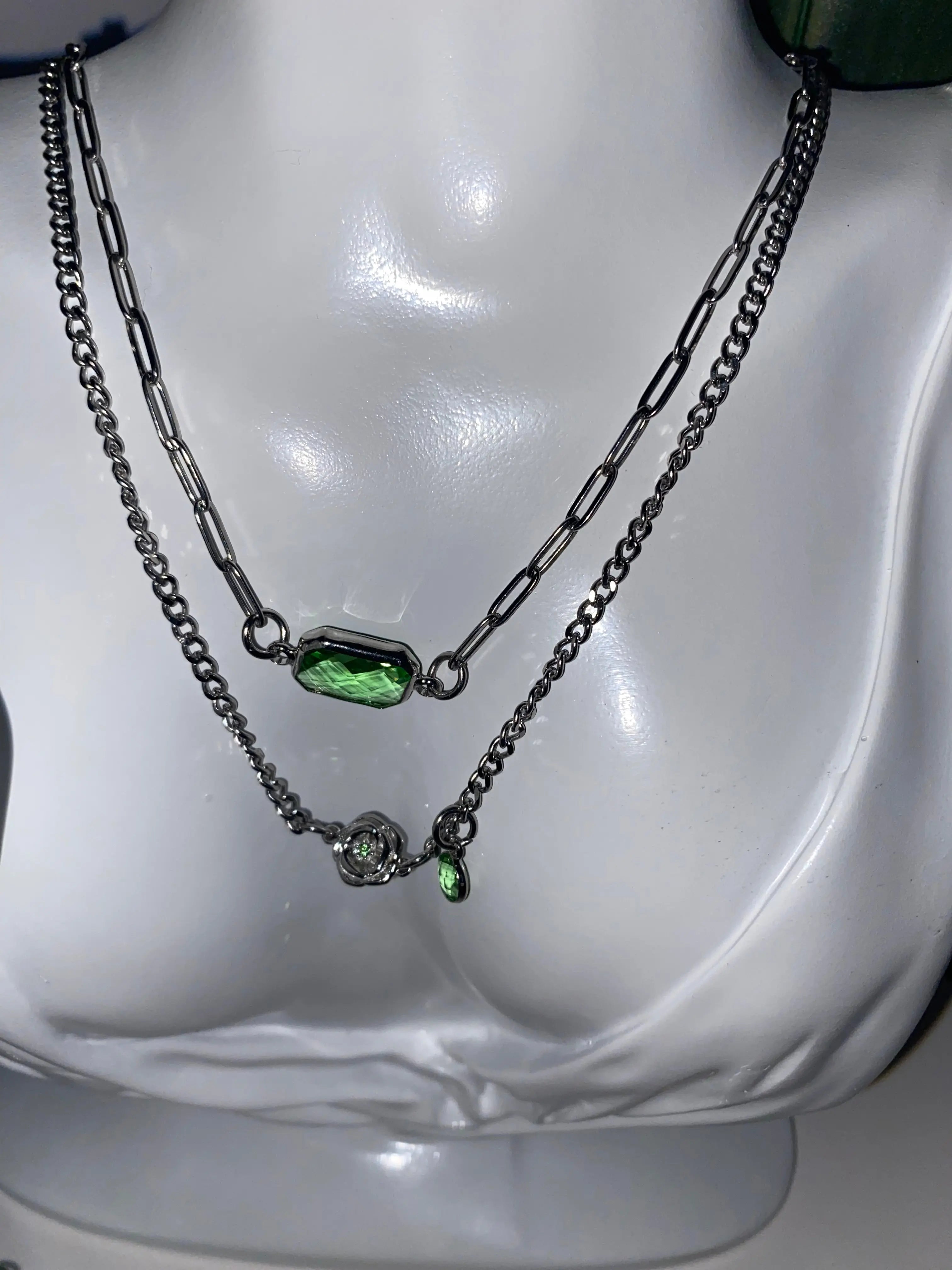 316 medical grade stainless Birth Month layered Necklace - JNi3 shop