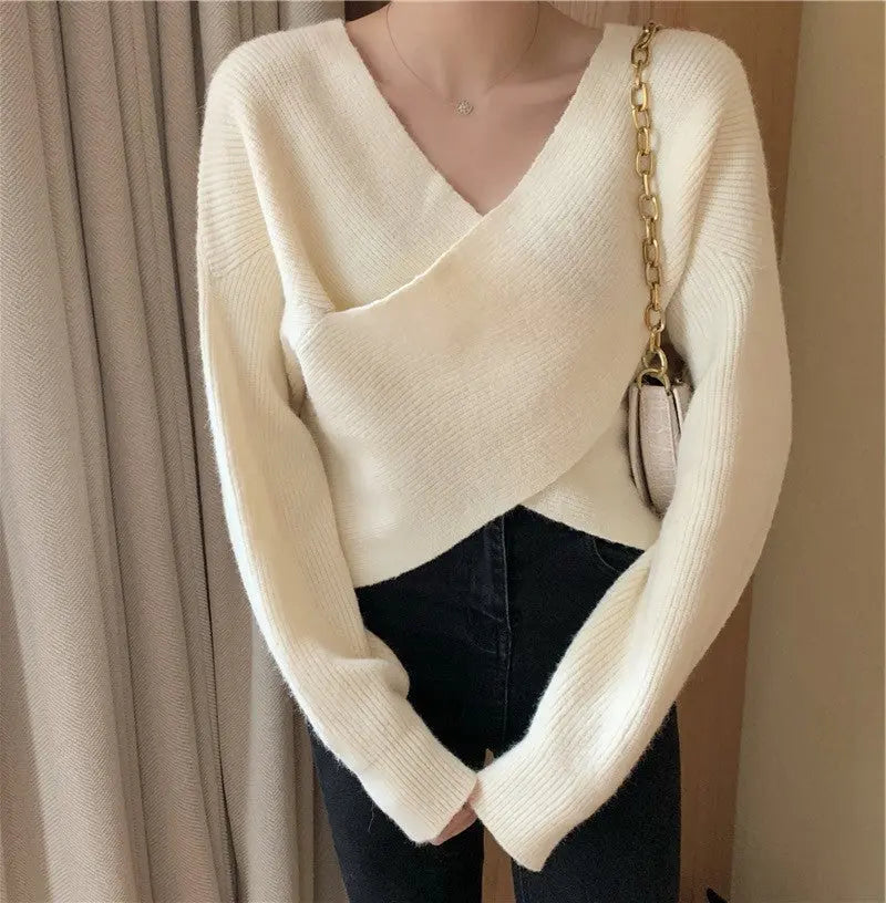 Batwing Sleeve Loose Sweater Sweater For Women JNi3 shop