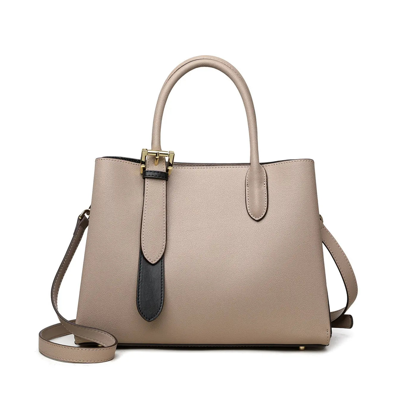 Niche Contrast Color One Shoulder Western Style Portable Female Genuine Leather Bag JNi3 shop