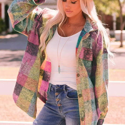 Loose Multi-color Long-sleeved Coat For Women Cjdropshipping