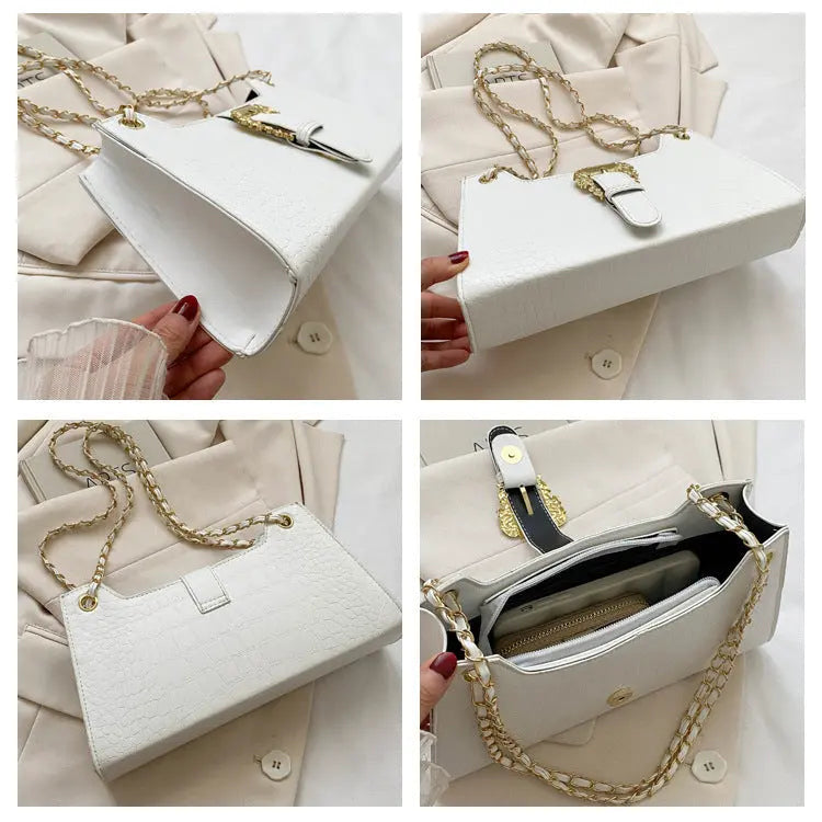 White leather dress outfit(white)