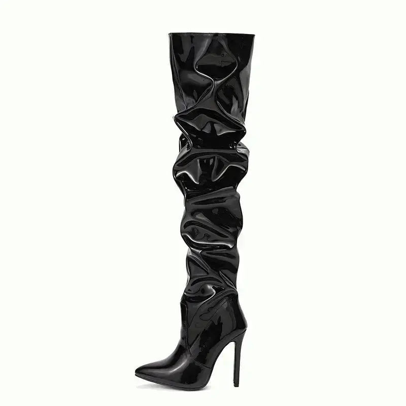 Leather Dress outfit (black)