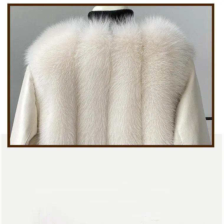 Women’s luxurious fox hair, Roman cotton Fur Coat Cjdropshipping