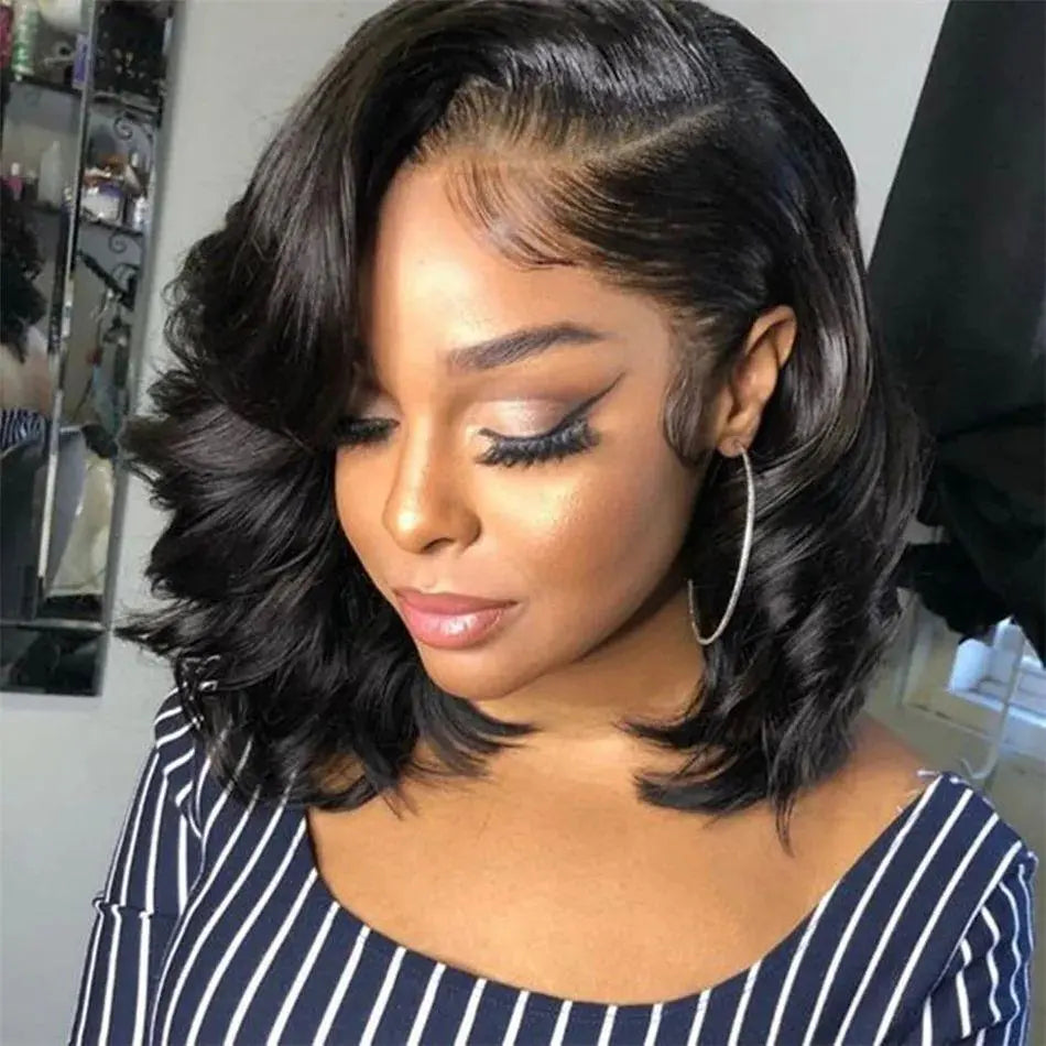 Women's Solid Color Transparent Lace Forehead Wig - JNi3 shop