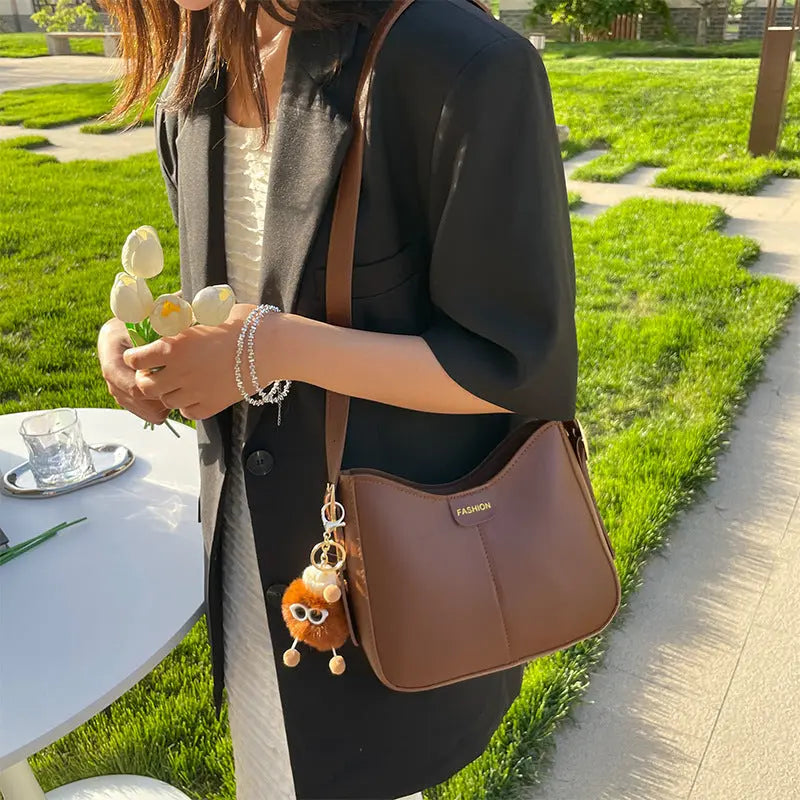 Casual Women's Shoulder Bag Crossbody Bags Women Solid Simple Bucket Bag Cjdropshipping