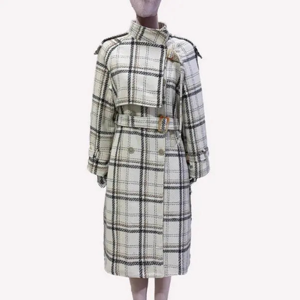 High Sense Autumn And Winter Woolen Coat Female Long Thickened JNi3 shop