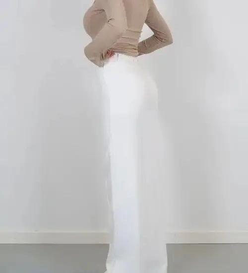 Women's Casual Design Stitching Straight Slim-fit Pants Cjdropshipping