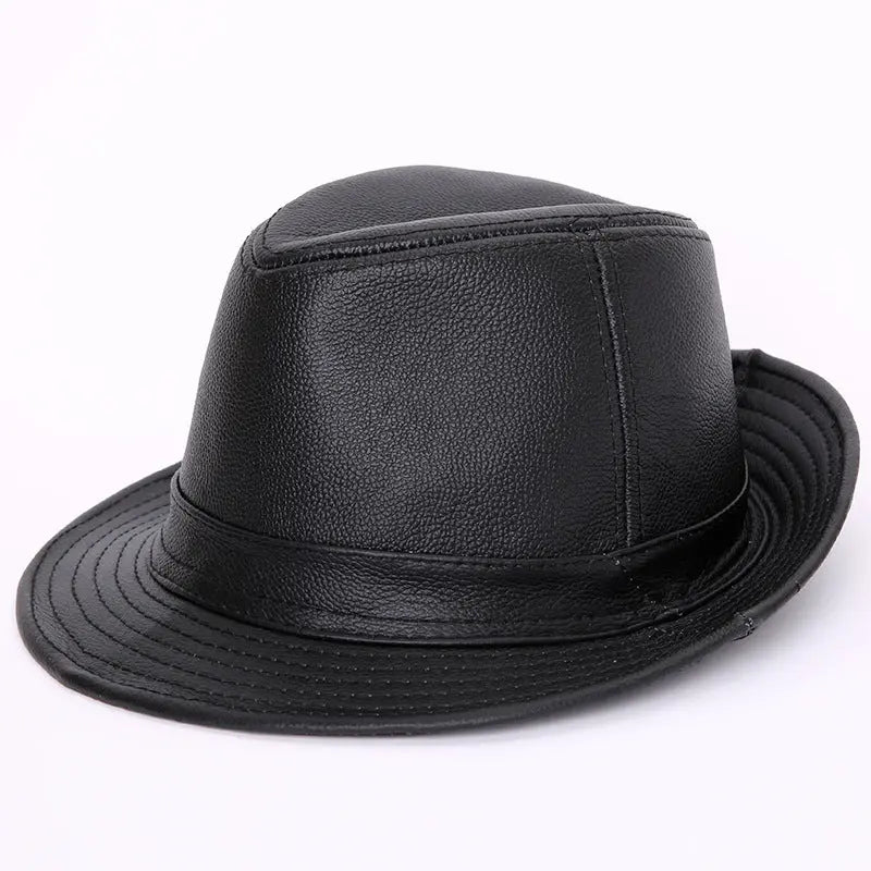 Men's And Women's Cowhide Hats With Big Eaves On The Street Cjdropshipping
