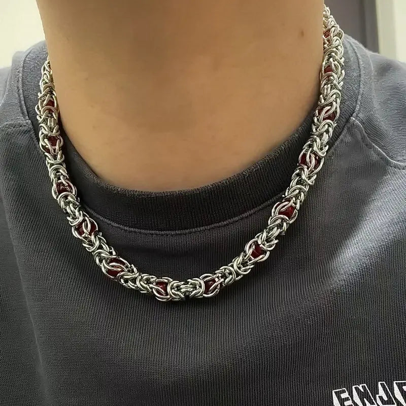 Sapphire Splice Necklace For Men Cjdropshipping