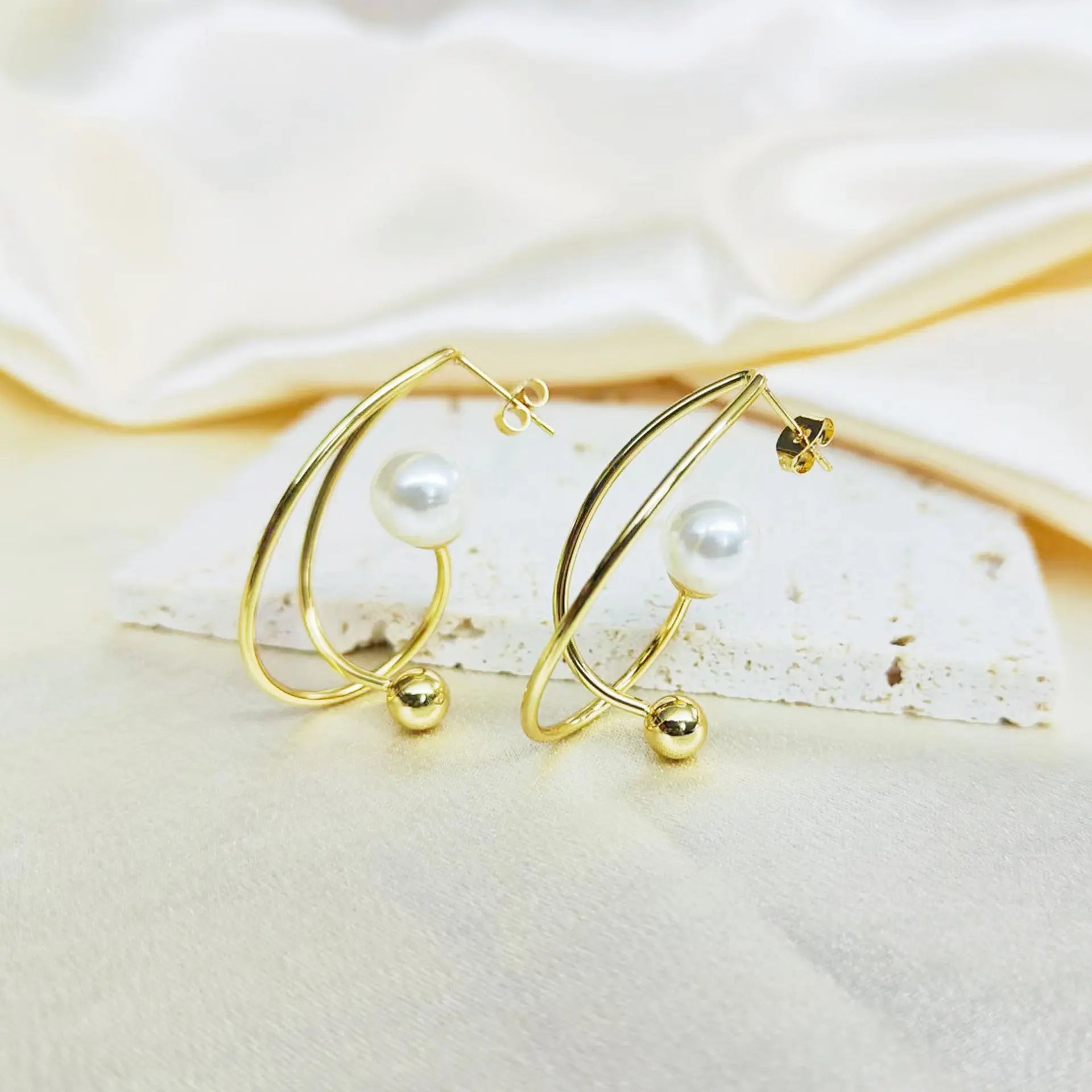 Stainless Steel Cool Ins French Fashion Earrings Cjdropshipping