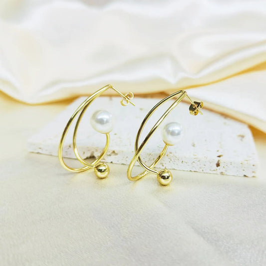 Stainless Steel Cool Ins French Fashion Earrings Cjdropshipping