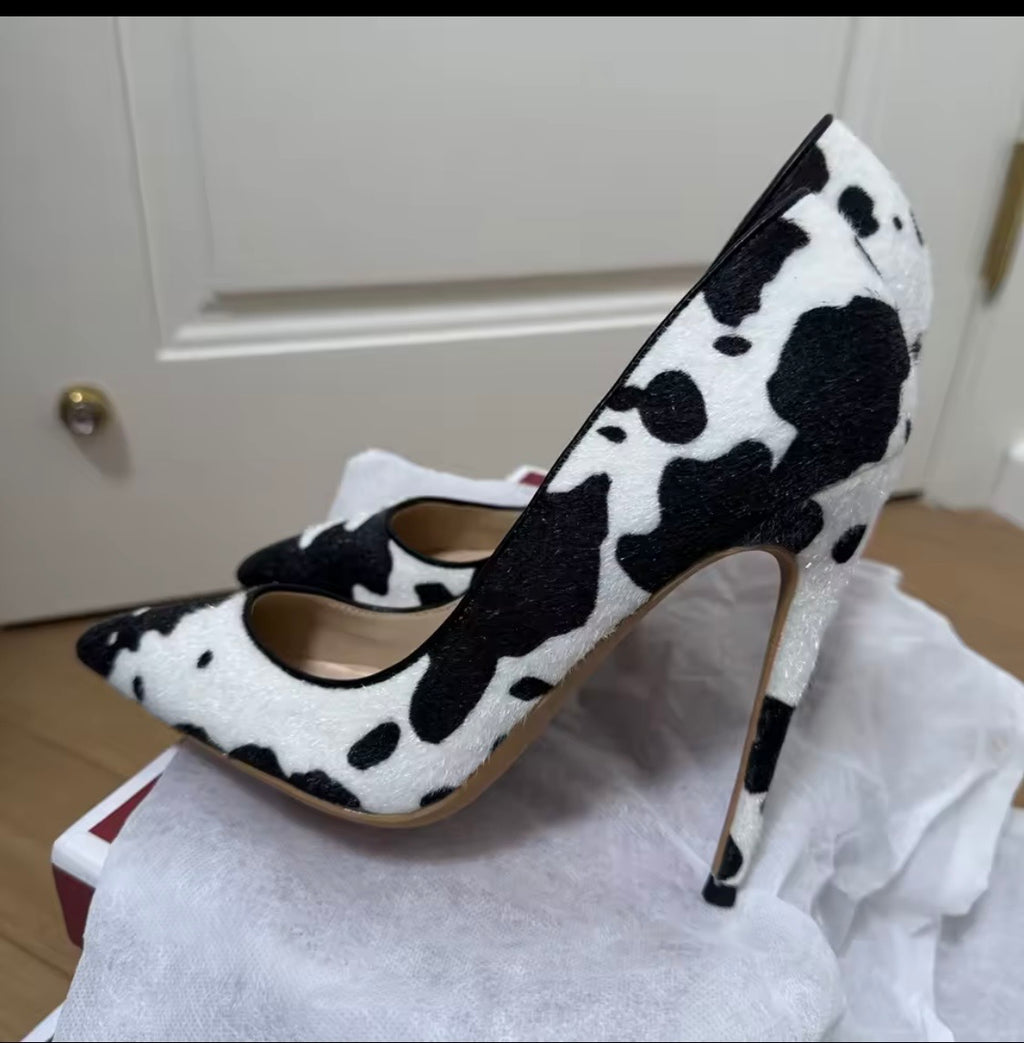 Animal print shoes and bags, leopard print,cow print,Zebra print Shoes and Handbags