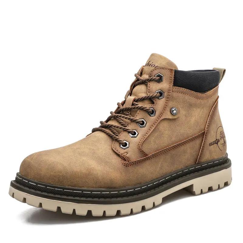 Large Size Martin Boots Men's Leather British Boots Cjdropshipping