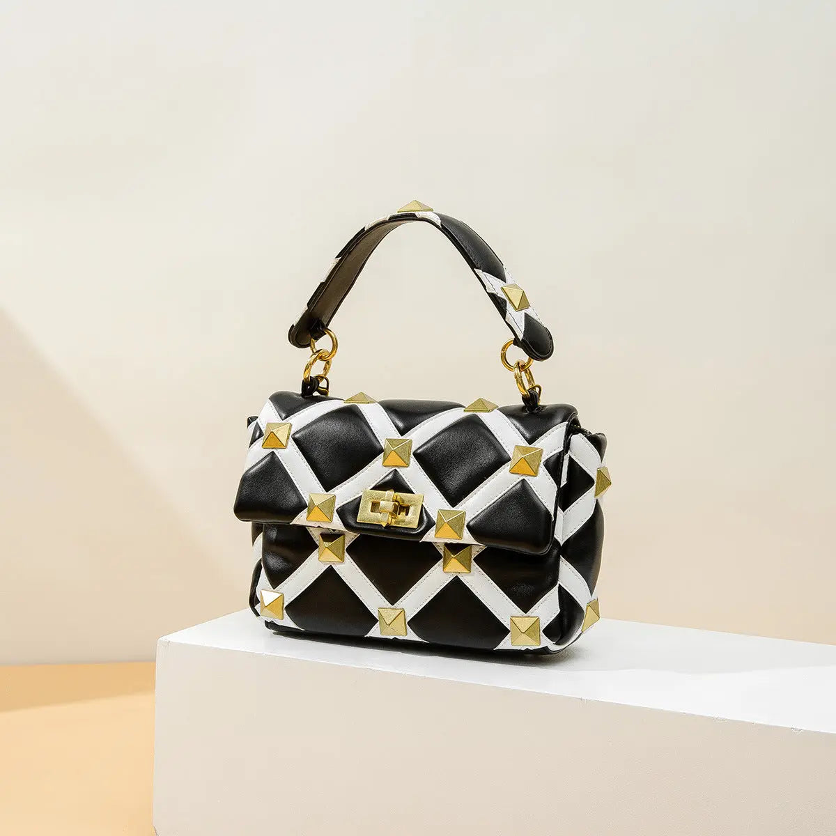 Plaid Single Shoulder Messenger Handbag JNi3 shop