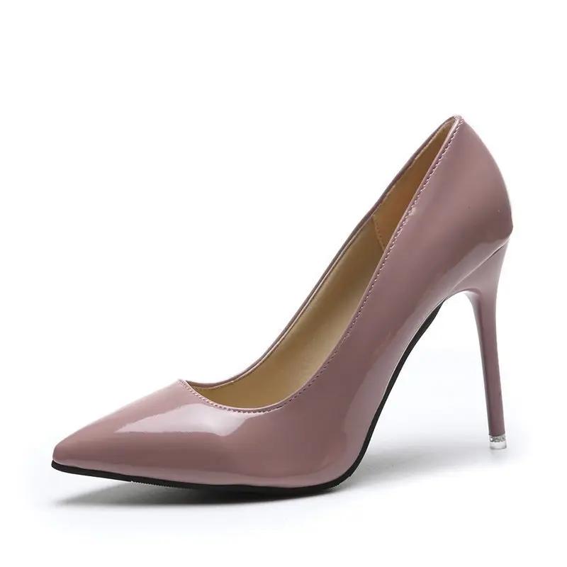 Pointed Stiletto Low-cut Heel Shoes Plus Size Women Cjdropshipping