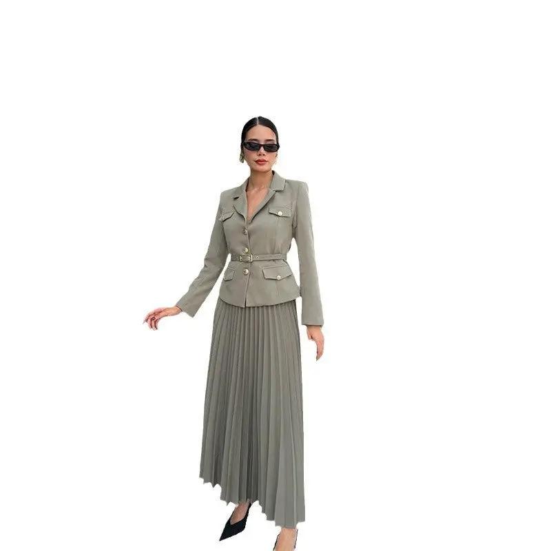 Women's Fashion V-neck Suit Suit Cjdropshipping