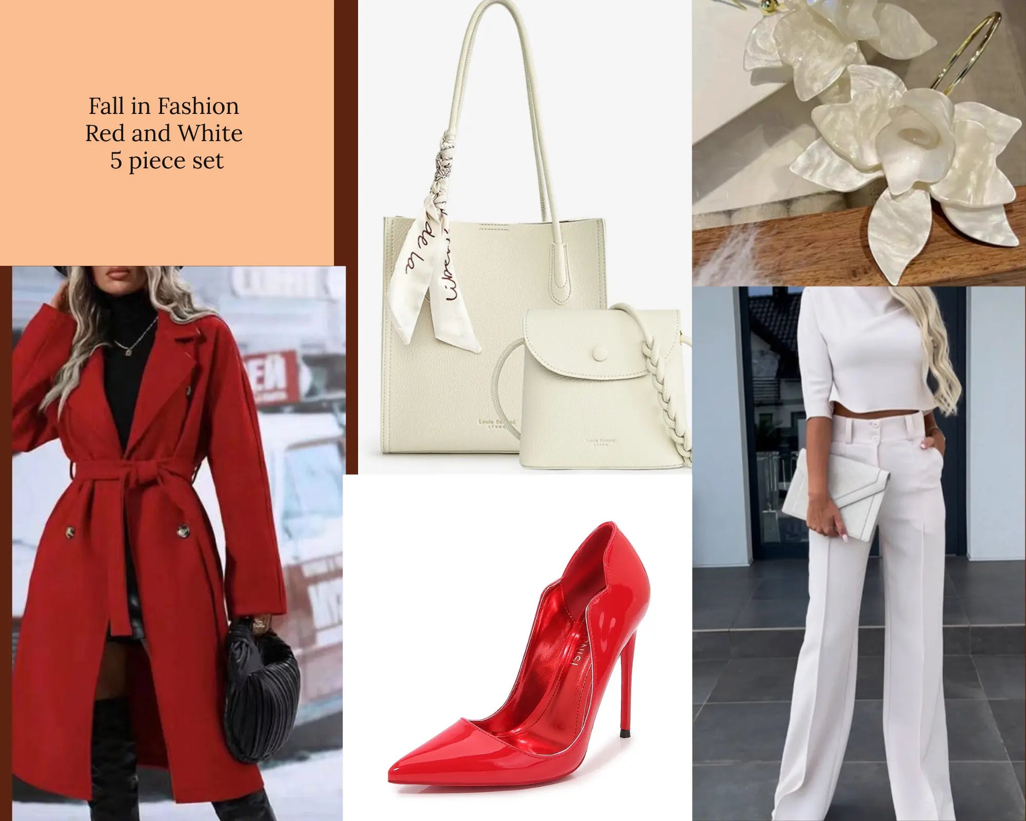 Fall in fashion (Red/white) - JNi3 shop