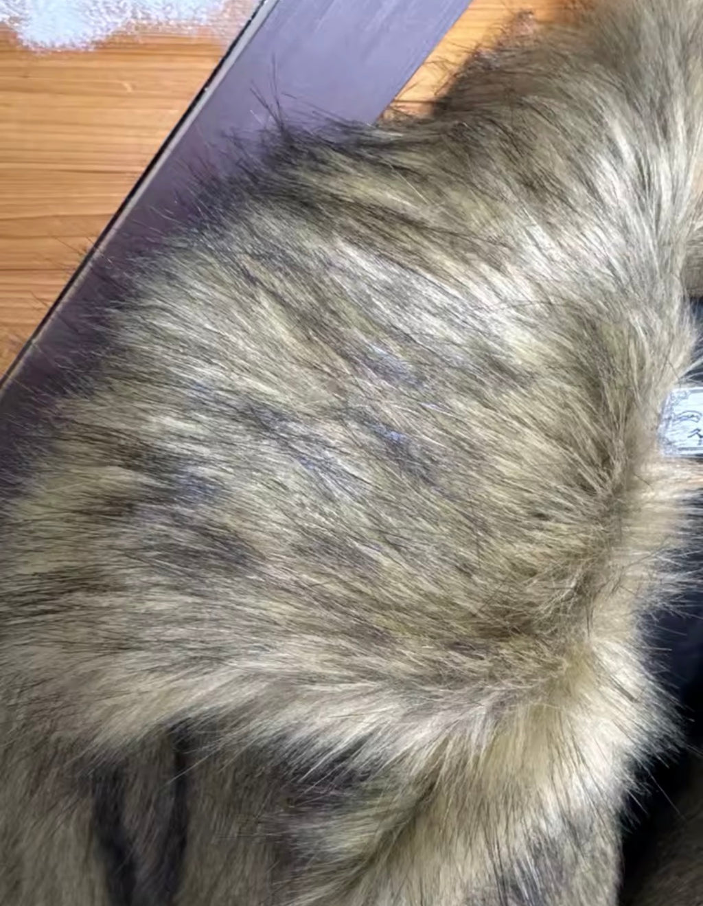 Luxury Men’s Long Faux Fur Trench Coat | Statement Oversized Winter Outerwear | Warm Shaggy Wolf Fur Style Coat