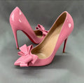 Pink Bow Stiletto Heels