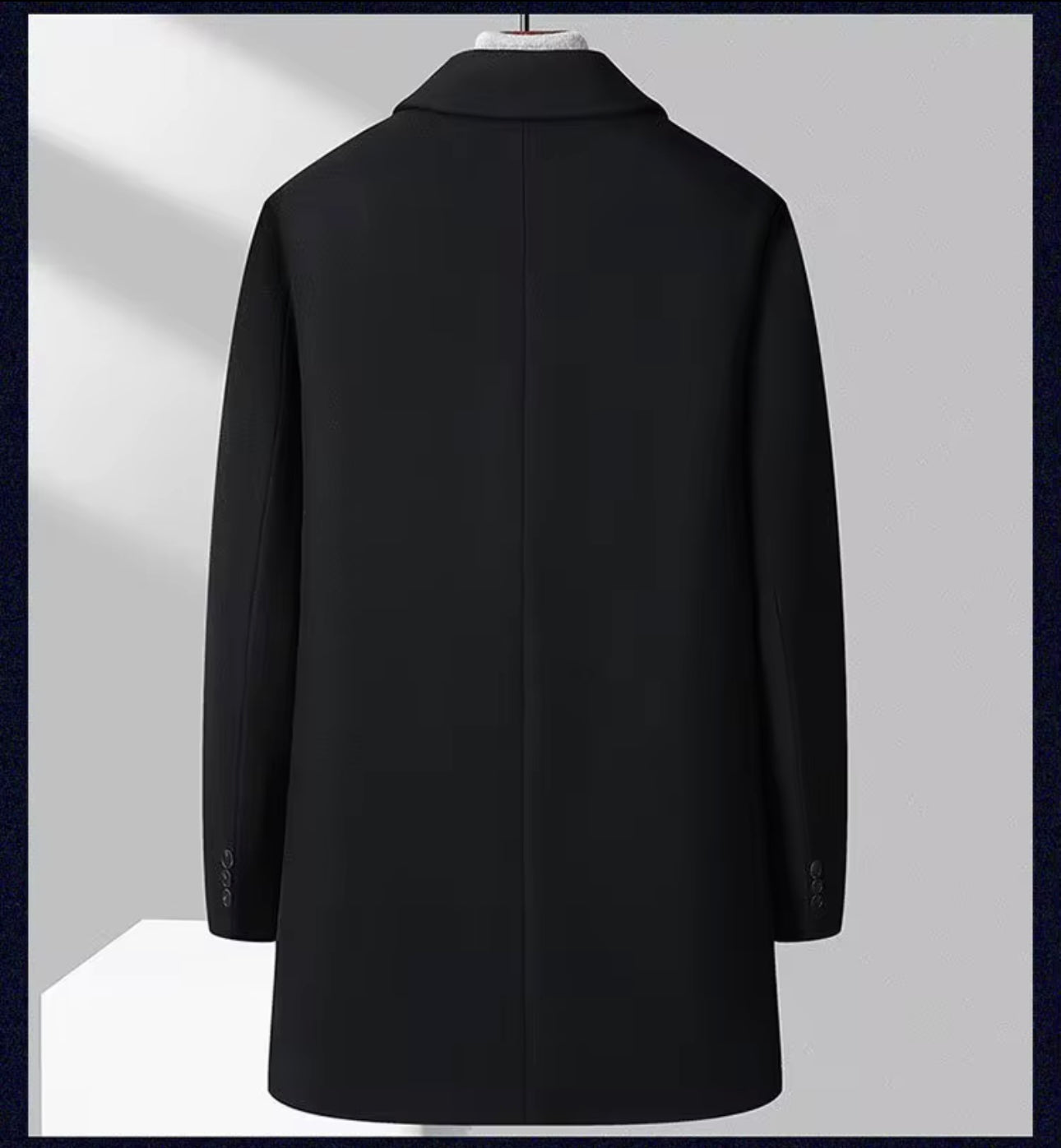 Men’s  thickened wool coat