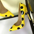 Polka Dot Stiletto Pumps