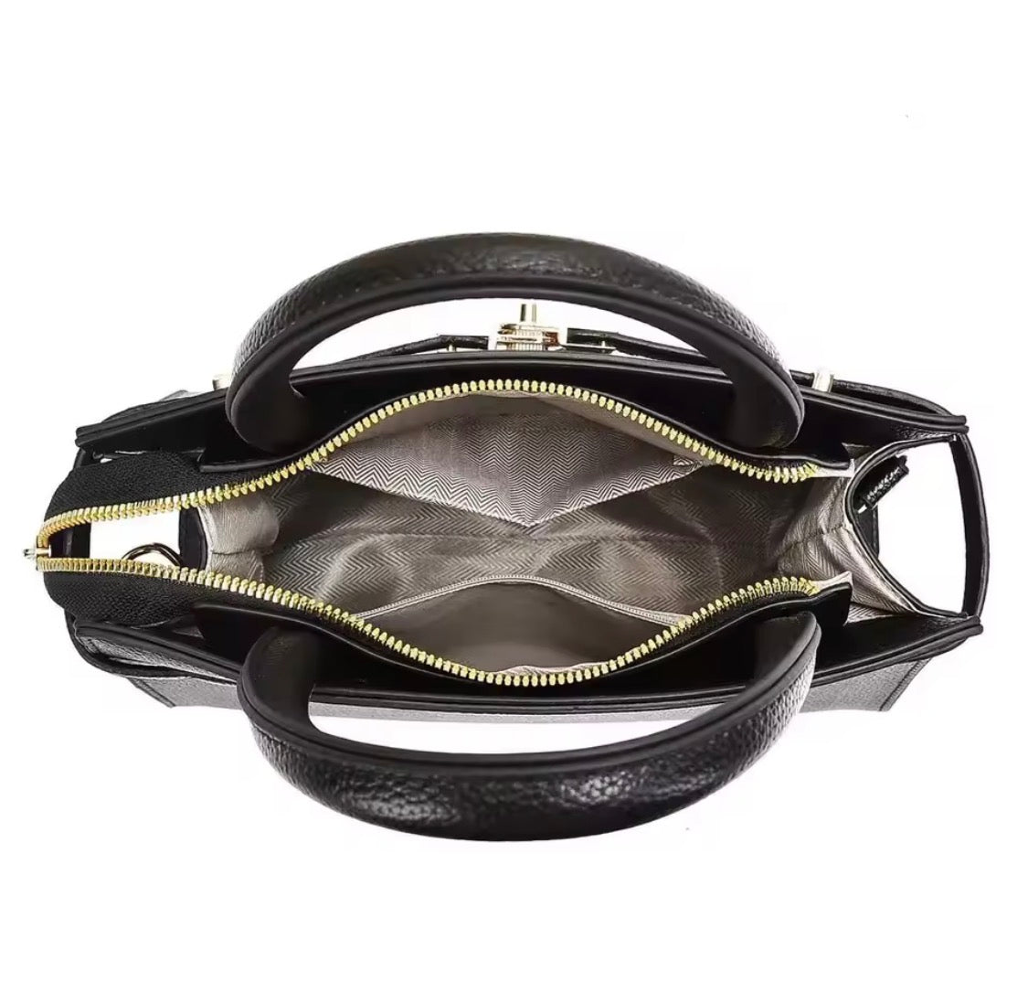 Women’s Luxury Structured Satchel Bag – Designer-Inspired PU Leather Tote with Top Handle & Adjustable Crossbody Strap, Work & Travel Handbag