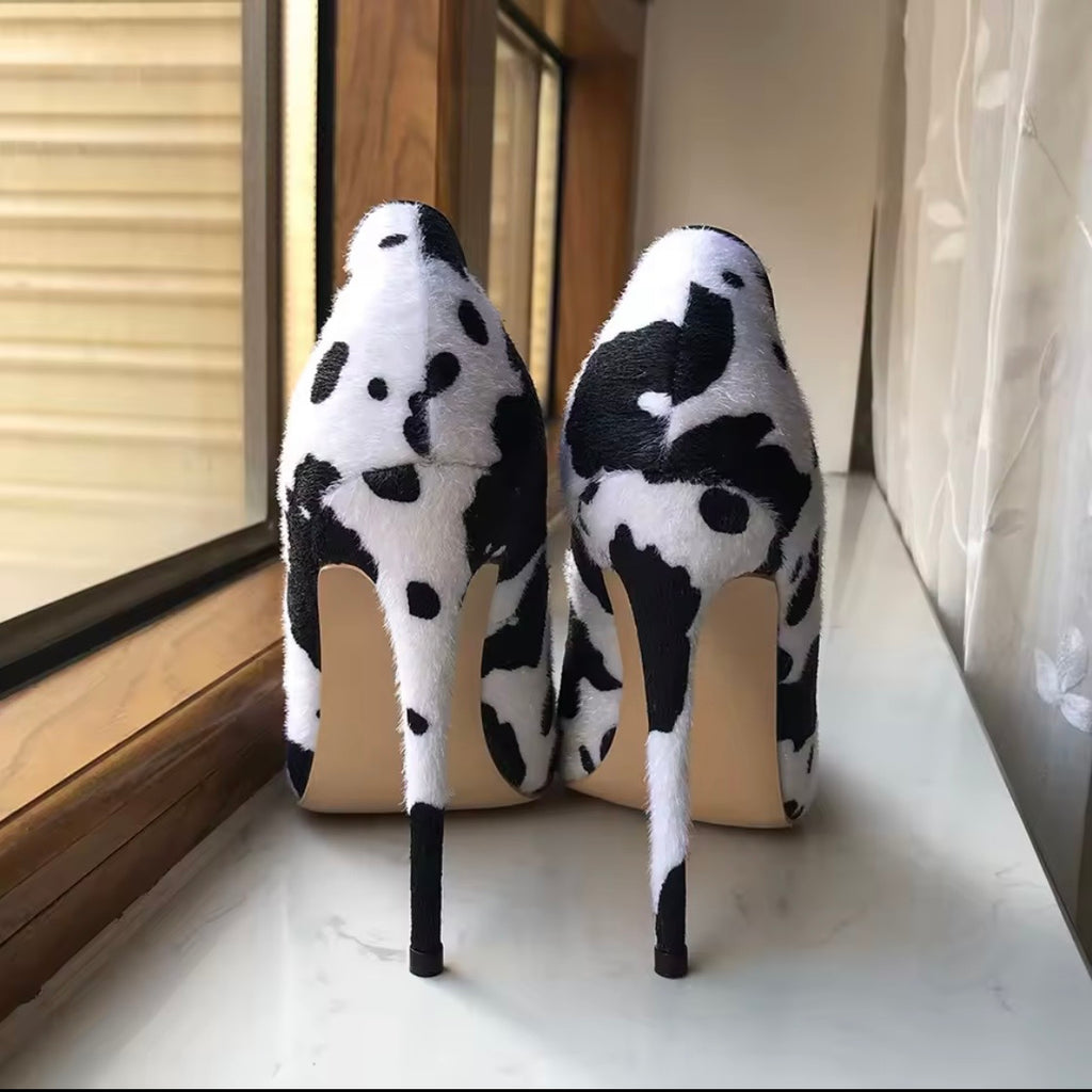Animal print shoes and bags, leopard print,cow print,Zebra print Shoes and Handbags