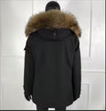 Men's Luxury Real Raccoon Fur Hooded Parka Jacket
