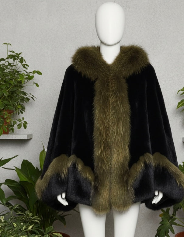 Luxury Real Rex Rabbit Fur Coat