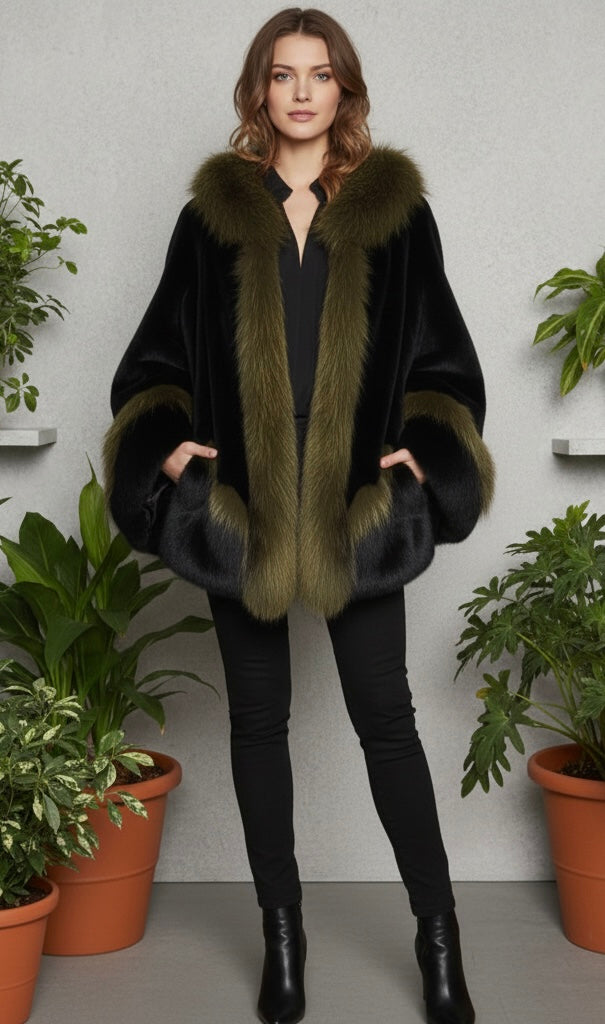 Luxury Real Rex Rabbit Fur Coat