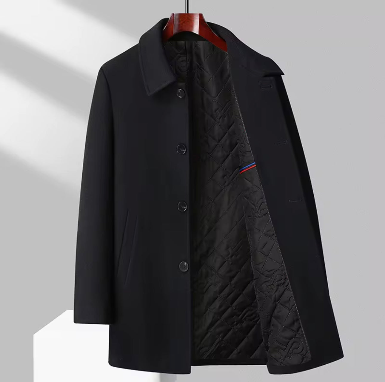 Men’s  thickened wool coat