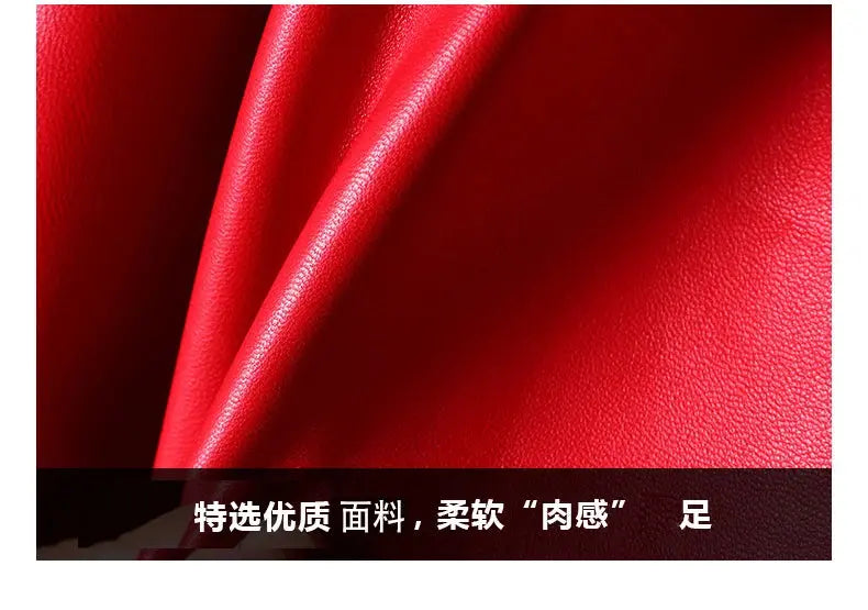 Nerazzurri High Quality Red Black Maxi Pu Leather Trench Coat for Women Extra Long Skirted Elegant Overcoat Fashion 5xl 6xl 7xl JNi3 shop