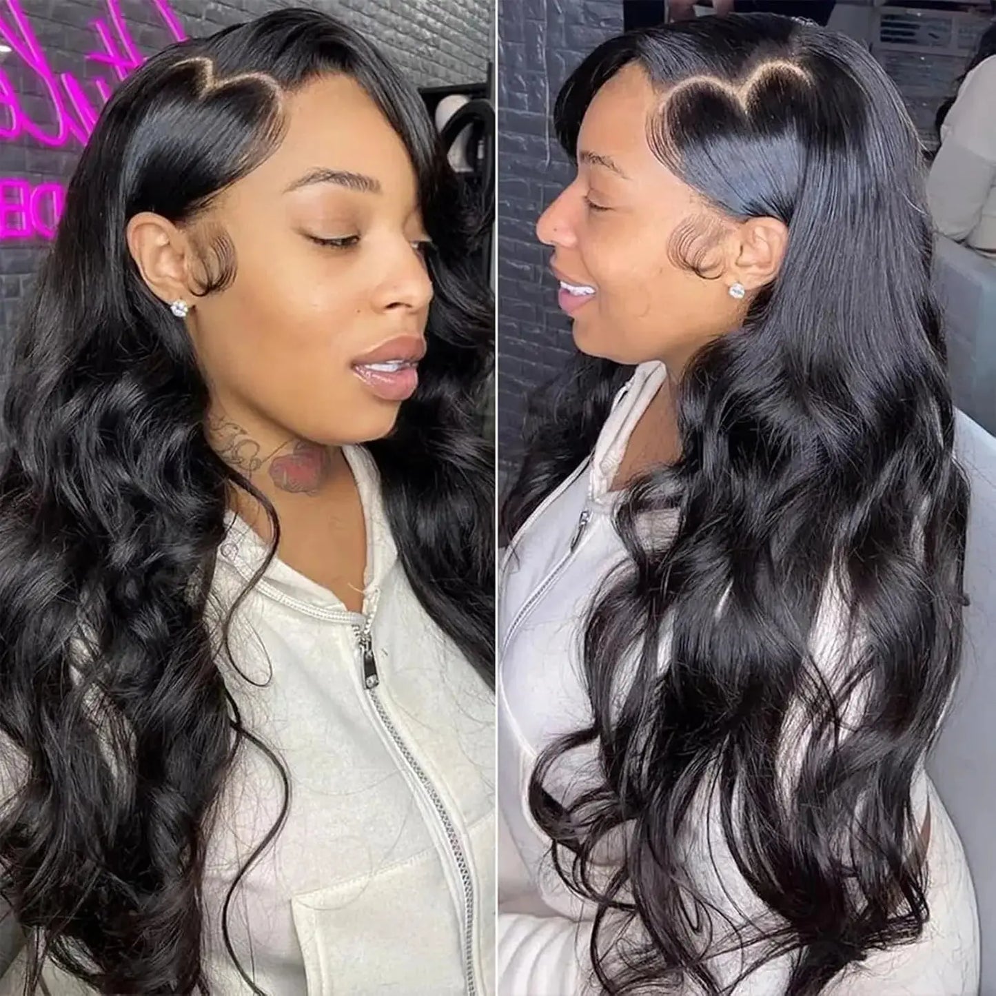 Human Hair Lace Body  Wig Raw Indian Hair Wigs HD Transparent Lace Front Raw Ladies Hair Wigs JNi3 shop