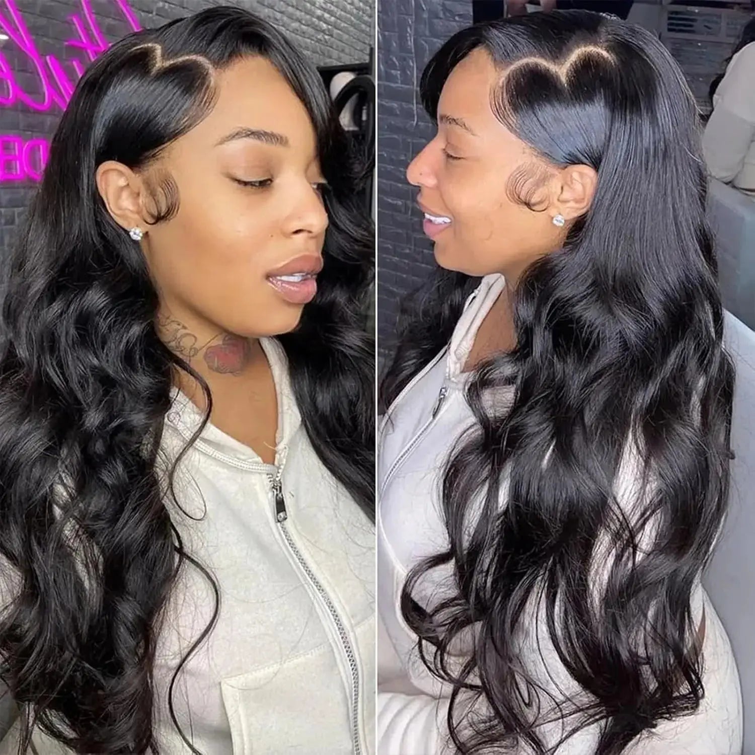 Human Hair Lace Body  Wig Raw Indian Hair Wigs HD Transparent Lace Front Raw Ladies Hair Wigs JNi3 shop