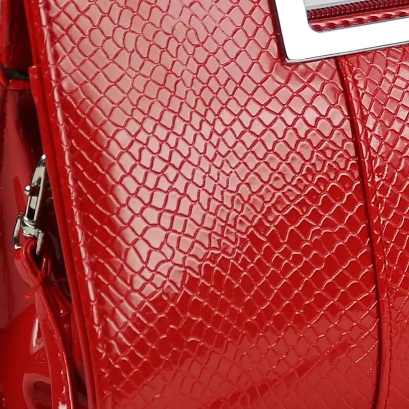 New High Quality Simple Women Tote Bag Crocodile Pattern Fashion Elegant PU Leather Shoulder Bag Party Bag Small Ladies Handbag JNi3 shop