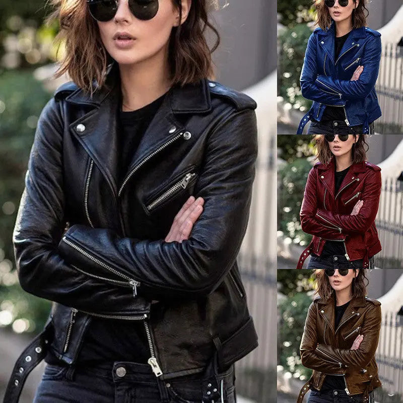 Black leather pant and Jacket outfit