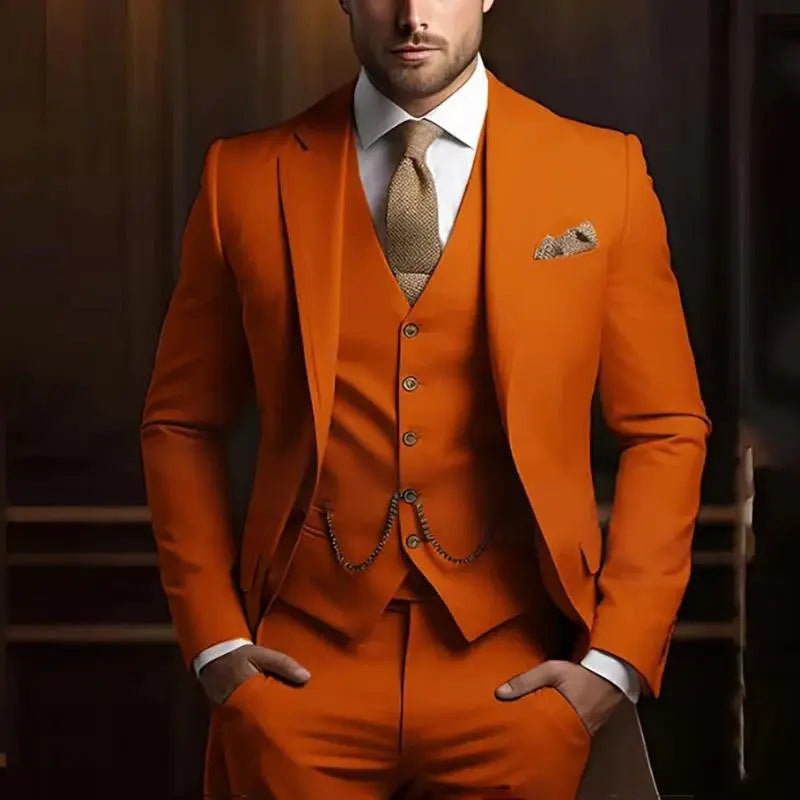 Men's High-grade Gentleman Temperament Slim Suit Cjdropshipping
