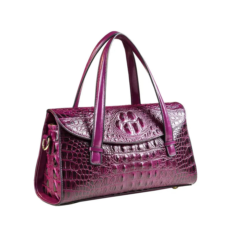 Hong Kong Boston Middle-Aged Crocodile Leather Women's Bag JNi3 shop