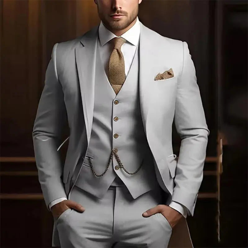 Men's High-grade Gentleman Temperament Slim Suit Cjdropshipping