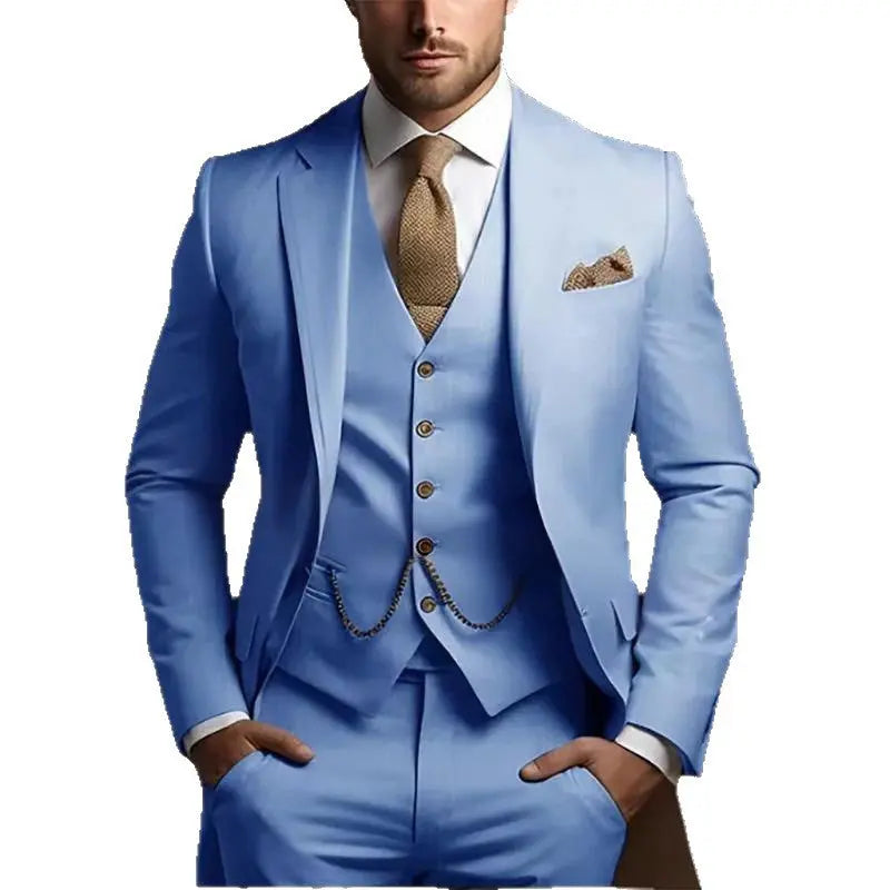 Men's High-grade Gentleman Temperament Slim Suit Cjdropshipping