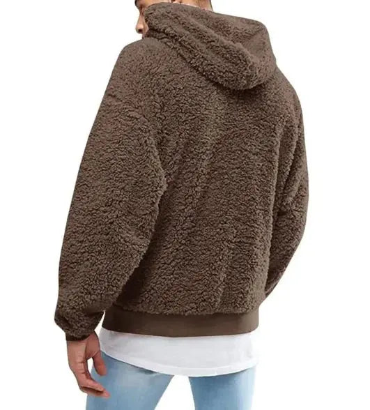 European American Wool And Fleece Hooded Men's Hoodie JNi3 shop