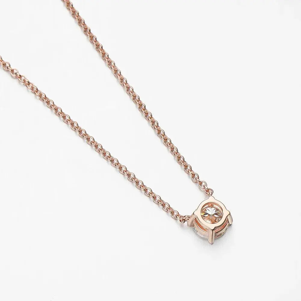 EWYA Luxury 1/2/3/5CT Real D Color Moissanite Pendant Necklace For Women Men 925 Silver Plated 18K Bridal Neck Fine Jewelry Gift JNi3 shop