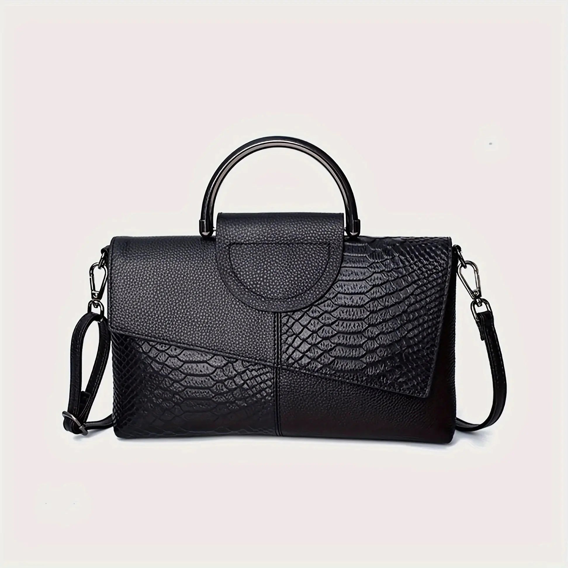 Crocodile Pattern Handbag, Women Luxury Crossbody Bag, JNi3 shop