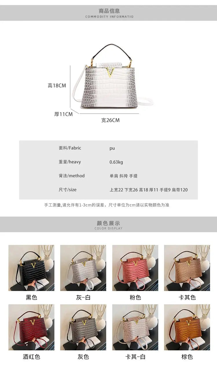 Elegant Leather Classic Designer Handbag Luxury Paris Fashion Trendy For Business Women With Letter Logo Commuter Bag JNi3 shop