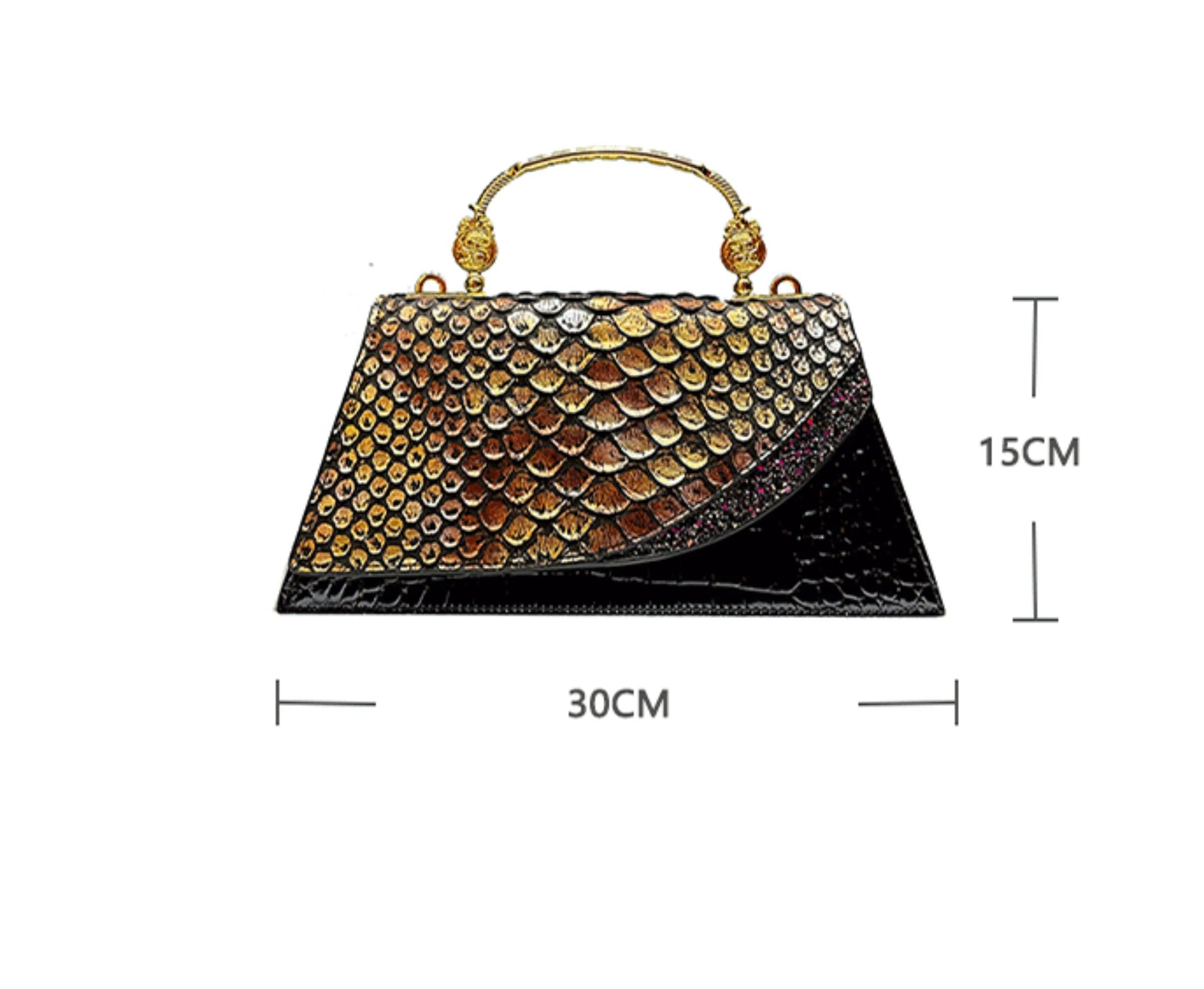 Luxury Designer Brand New Cowhide High Quality Fashion Handbag Dragon Scale Crocodile Print Shoulder Bag for Women Hot Sale 가방