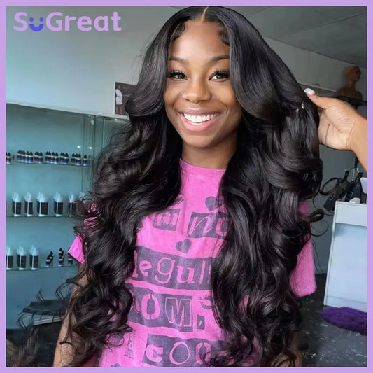 13x6 Hd Lace Frontal Human Hair Body Wave  Wigs, Lace Front Human Hair Wig JNi3 shop