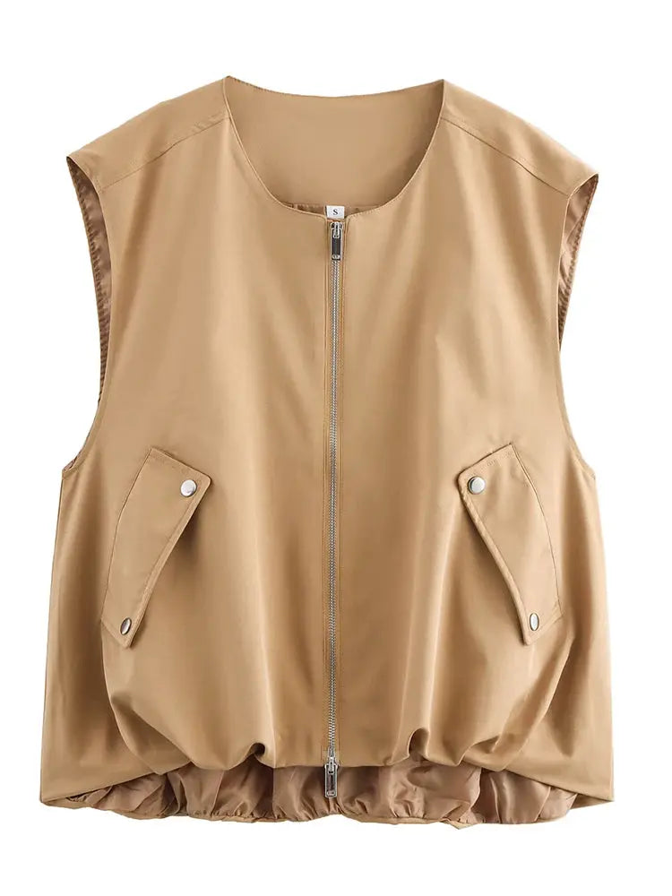 Lace Up Lapel Collar Windbreaker Women Shoulder Pat Long Sleeves Wide Shoulder Coats 2025 Autumn Commute Daily Jacket JNi3 shop